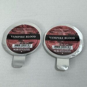 Bath & Body Works Vampire Blood Car Fragrance Refill - Red and Silver